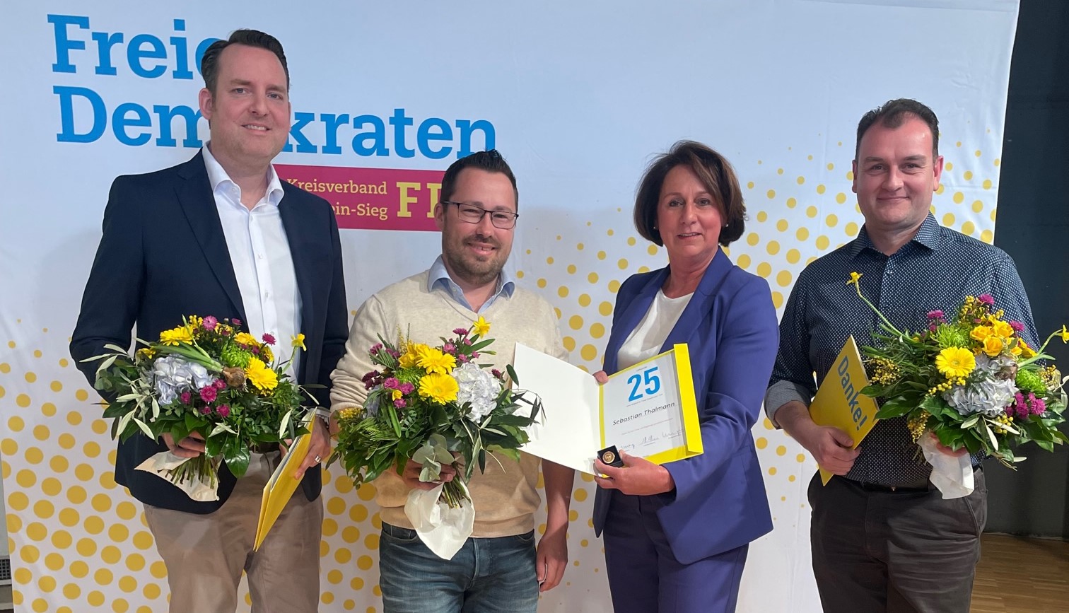 Ehrungen für insgesamt 75 Jahre Mitgliedschaft